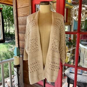 Lucky Brand Crochet Cardigan